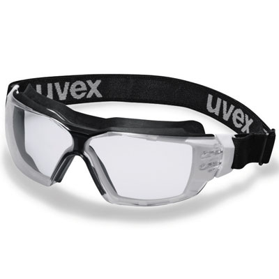 uvex pheos cx2 safety goggles white and black